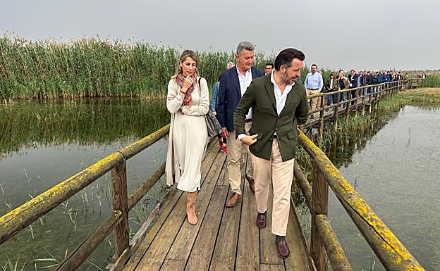 Visita institucional de este viernes al parque natural del Hondo.