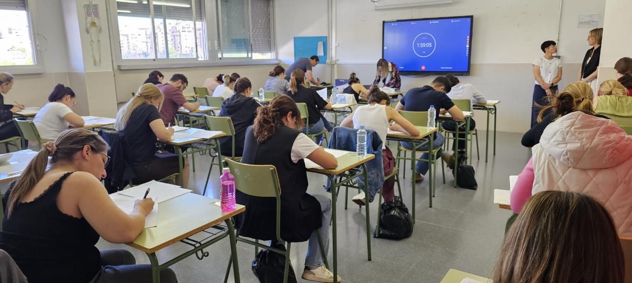 Imagen de las pruebas de secundaria.