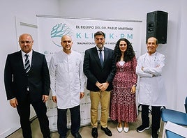 Inauguración de la nueva clínica.