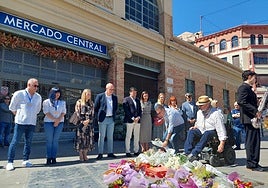 Acto del 25 de Mayo en el Mercado Central.