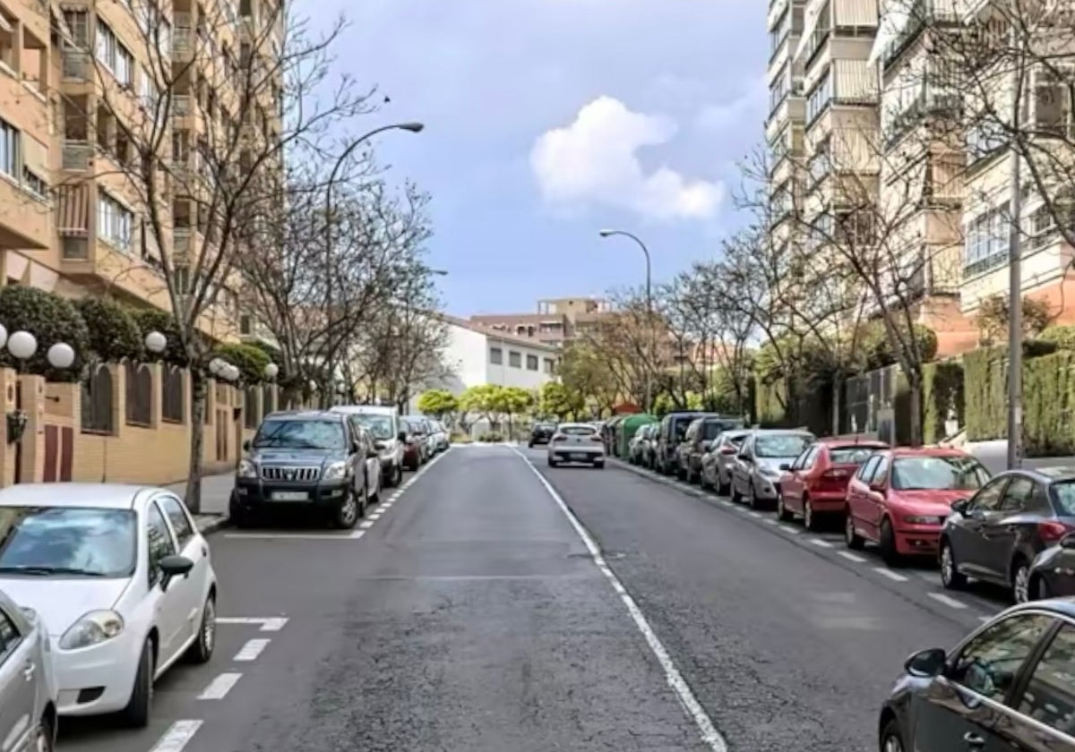One of the affected streets.