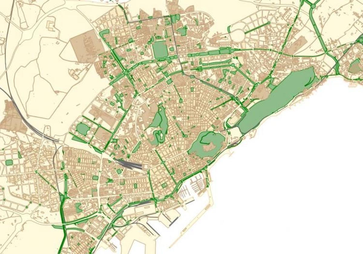 Alicante quiere más pulmones verdes y más líneas de Tranvía