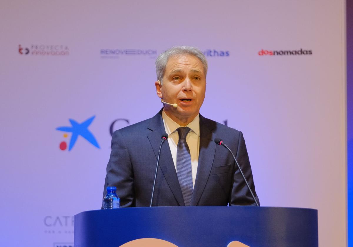 Vicente Vallés durante su ponencia.