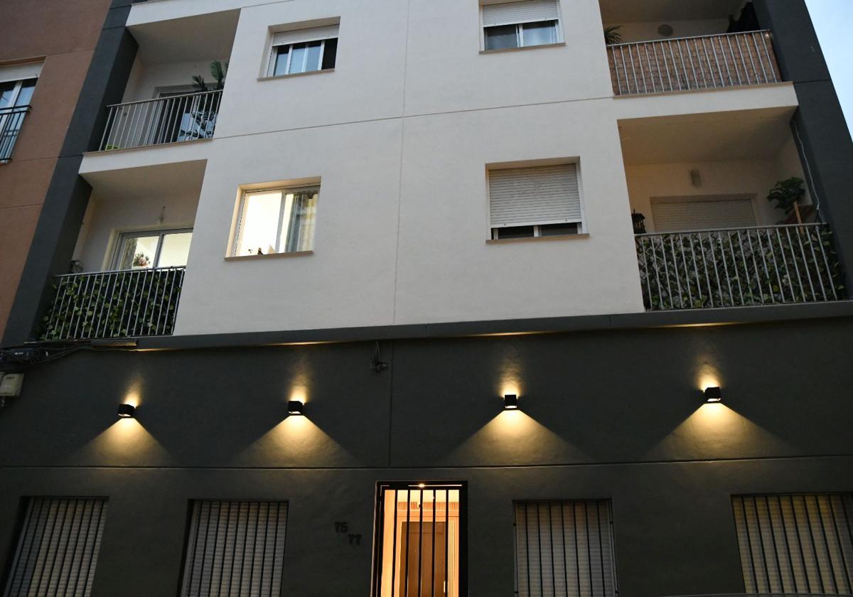 Bloque de apartamentos turísticos en Alicante.