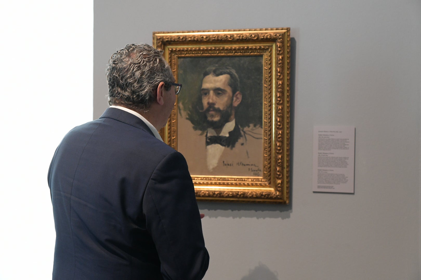 El retrato de Altamira pintado por Sorolla, en Alicante tras más de un siglo de historia