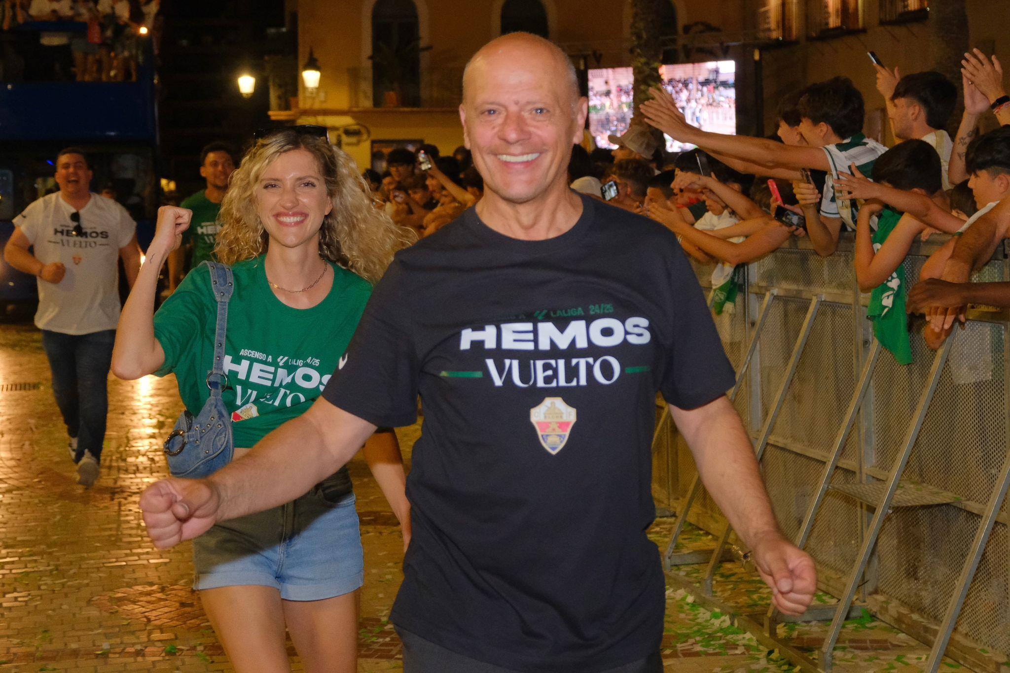 El Elche CF y su afición celebran un histórico ascenso