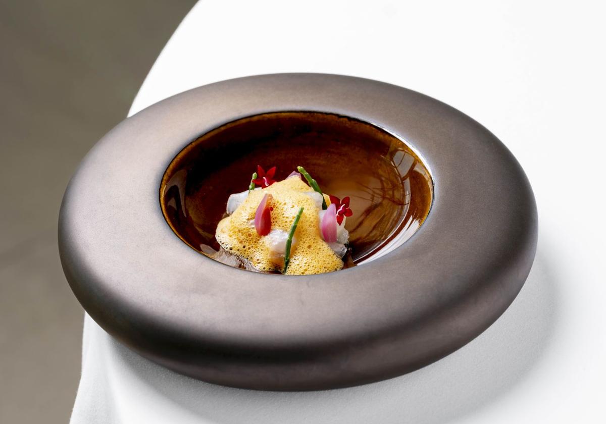 One of Orobianco's Michelin-starred dishes.