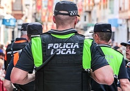 Agentes de la Policía Local de Elda.