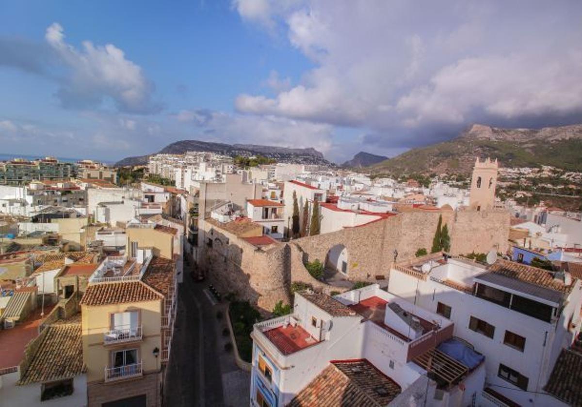 Urban area of Calp.