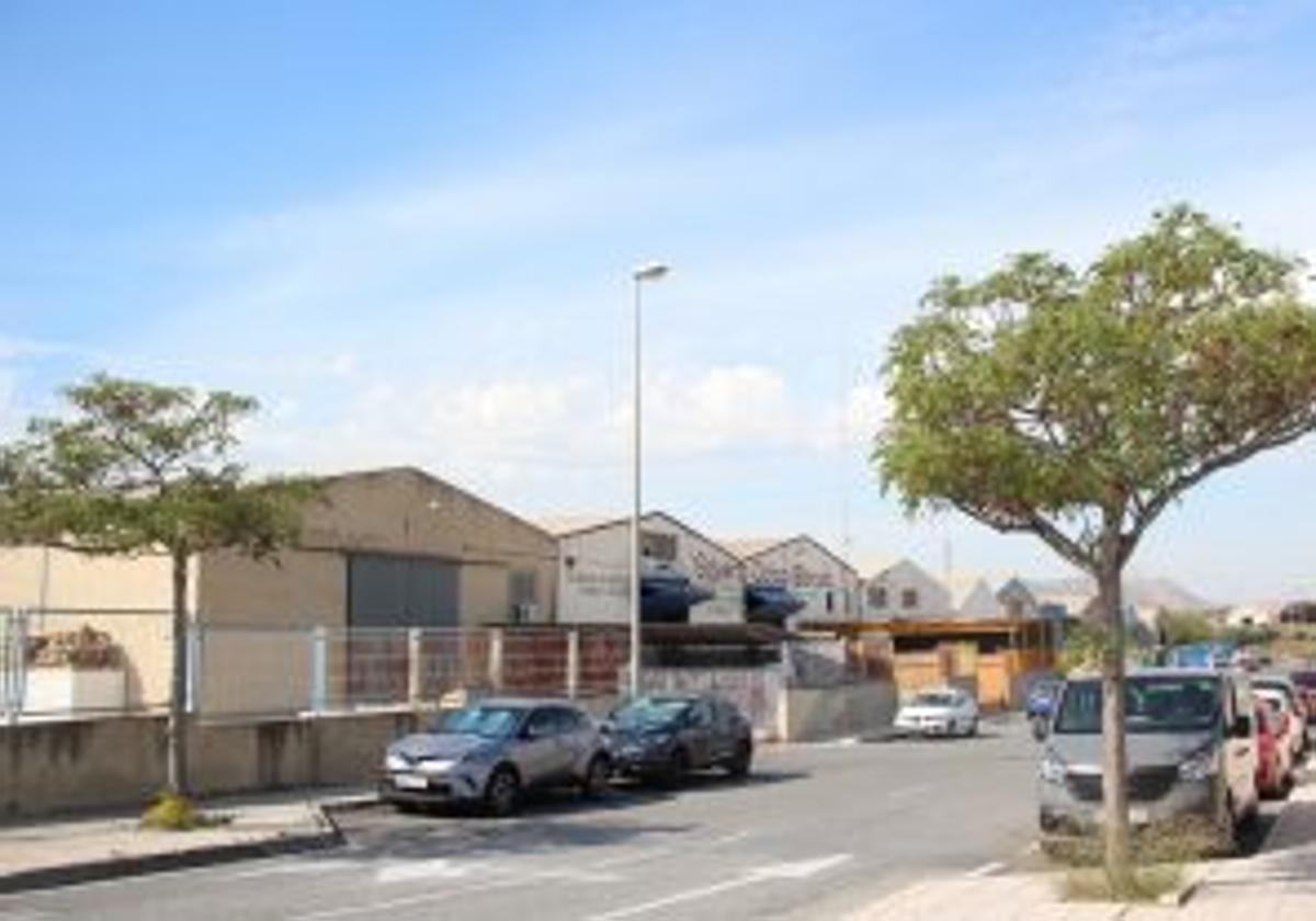 Polígono industrial de San Vicente del Raspeig.