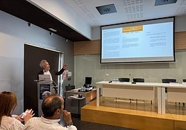 Una de las charlas de las jornadas.