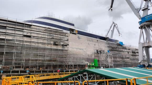 El nuevo catamarán.