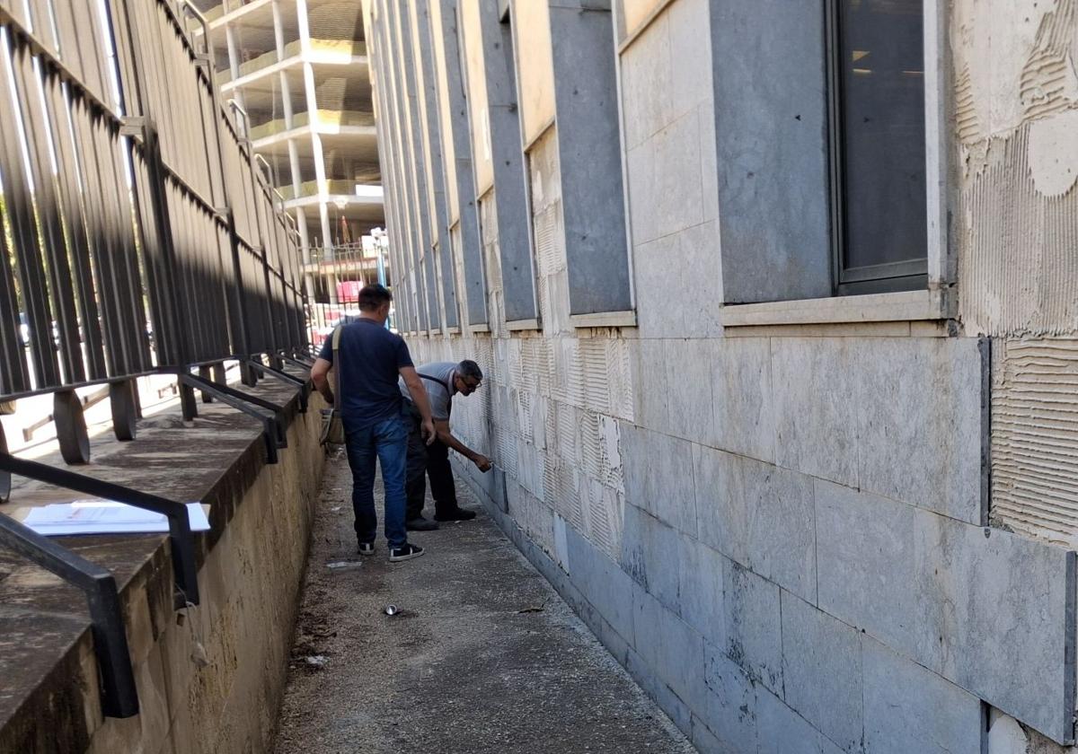 Justicia inicia las obras para la reparación de las fachadas del Palacio de Justica de Benalúa