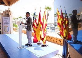 Carlos Mazón, este lunes, en La Vila Joiosa