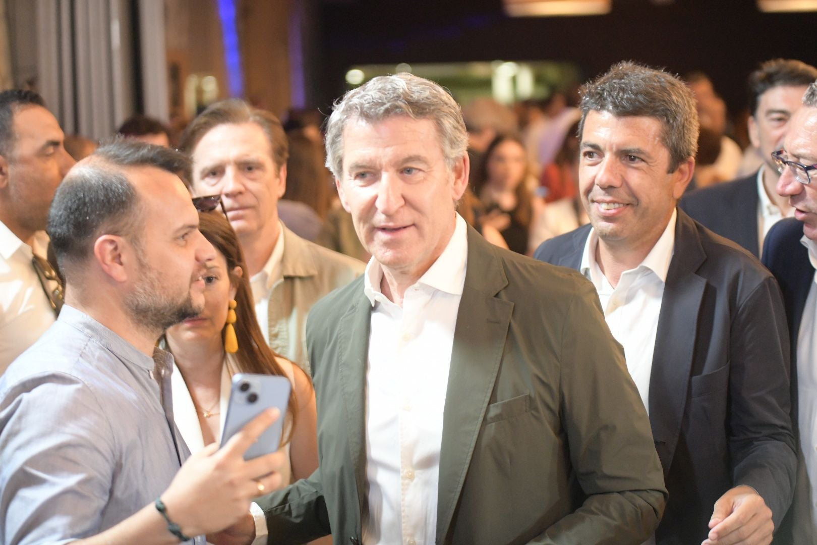 Multitudinario acto con Feijóo y Mazón en Alicante