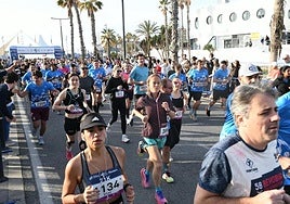 Una prueba deportiva en Alicante.