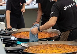 Arroces en el Mercadito de Les Fogueres.