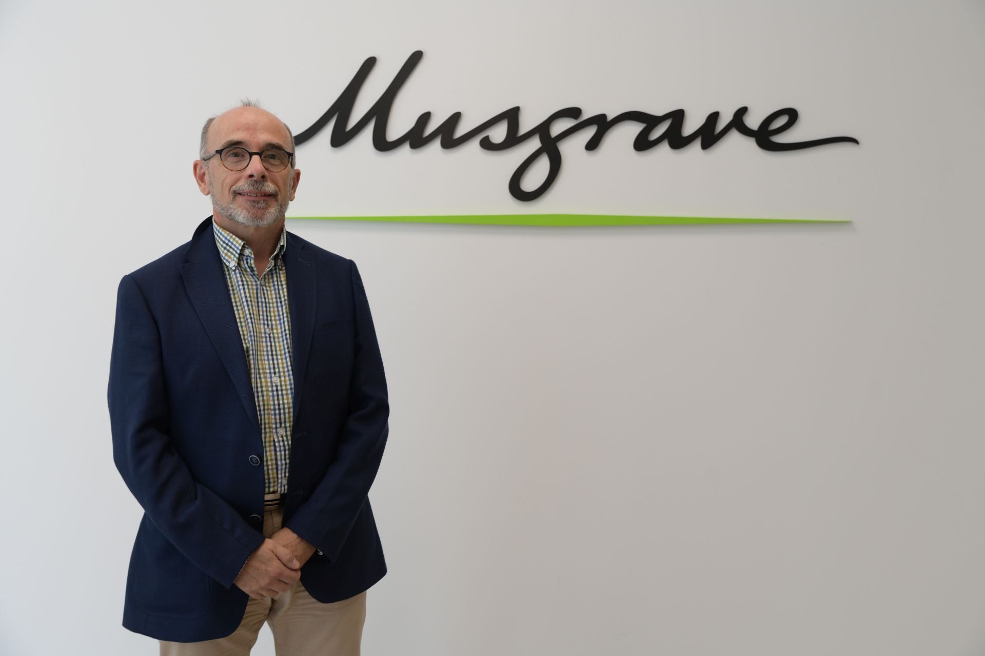 Luis López, General Director of Musgrave Spain, at the Monforte del Cid facilities.