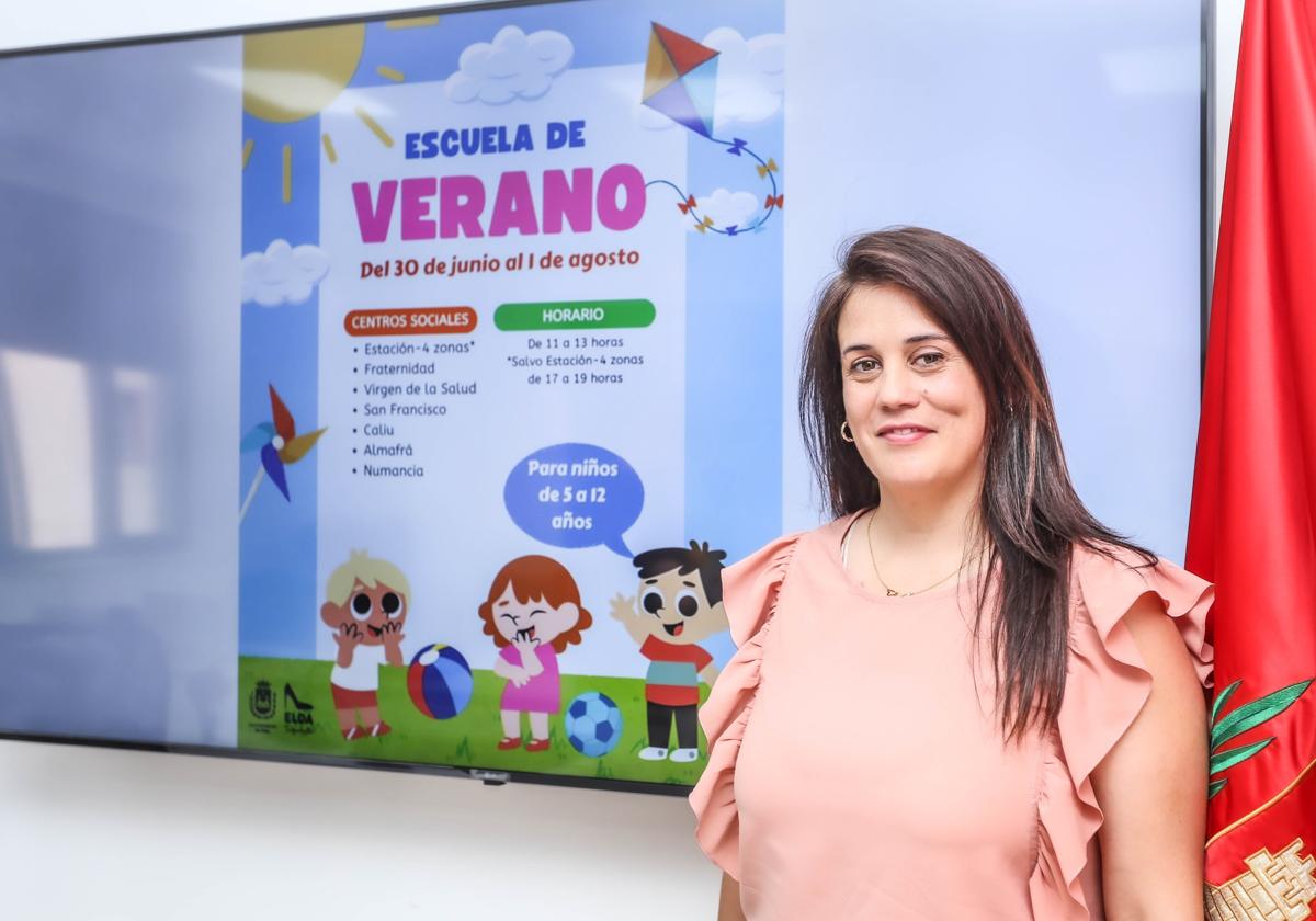 Councillor for Citizen Participation in Elda, Lorena Pedrero.