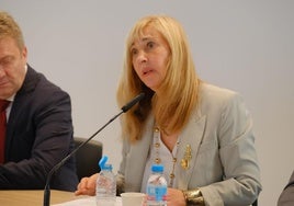 Isabel Perelló durante el acto de inauguración de las XXXIII Jornadas de Magistrados Jueces Decanos de España celebrado en Alicante.