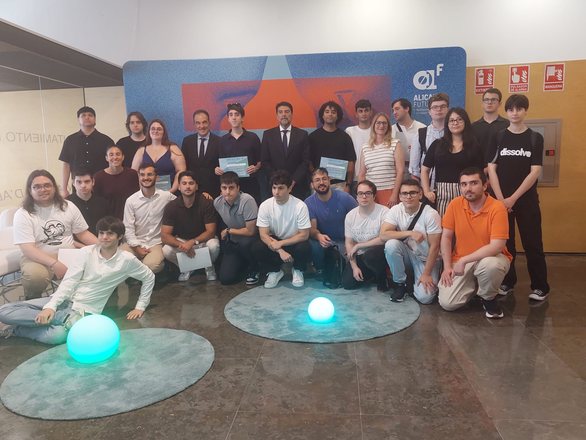 Entrega de diplomas.