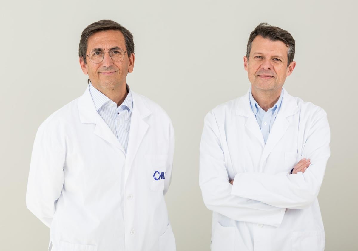 Dr. Morales y Dr. Mas, responsables de la Unidad de Traumatología HLA Vistahermosa.