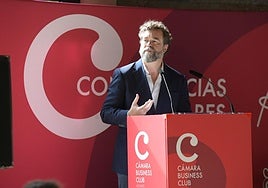 Iván Espinosa de los Monteros, este viernes en el Cámara Business Club de Alicante.