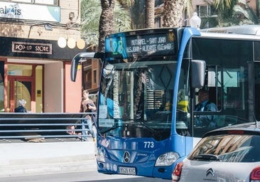 Los autobuses interurbanos de Alicante mantienen la huelga durante las Hogueras 2025