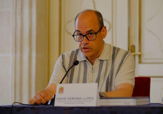 El delegado de Cultura de la Federació, David Gerona.