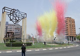 Así ha sido la última mascletà antes del inicio oficial de las Hogueras
