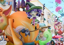 Hoguera infantil en 2024.