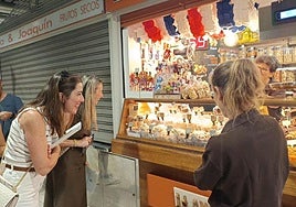 El jurado del concurso de escaparates.