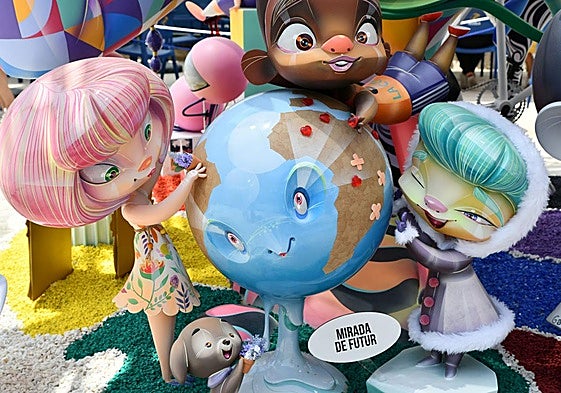 Un ninot de las Hogueras 2024.