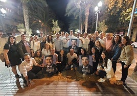 Pegada de carteles del PP en el año 2023.