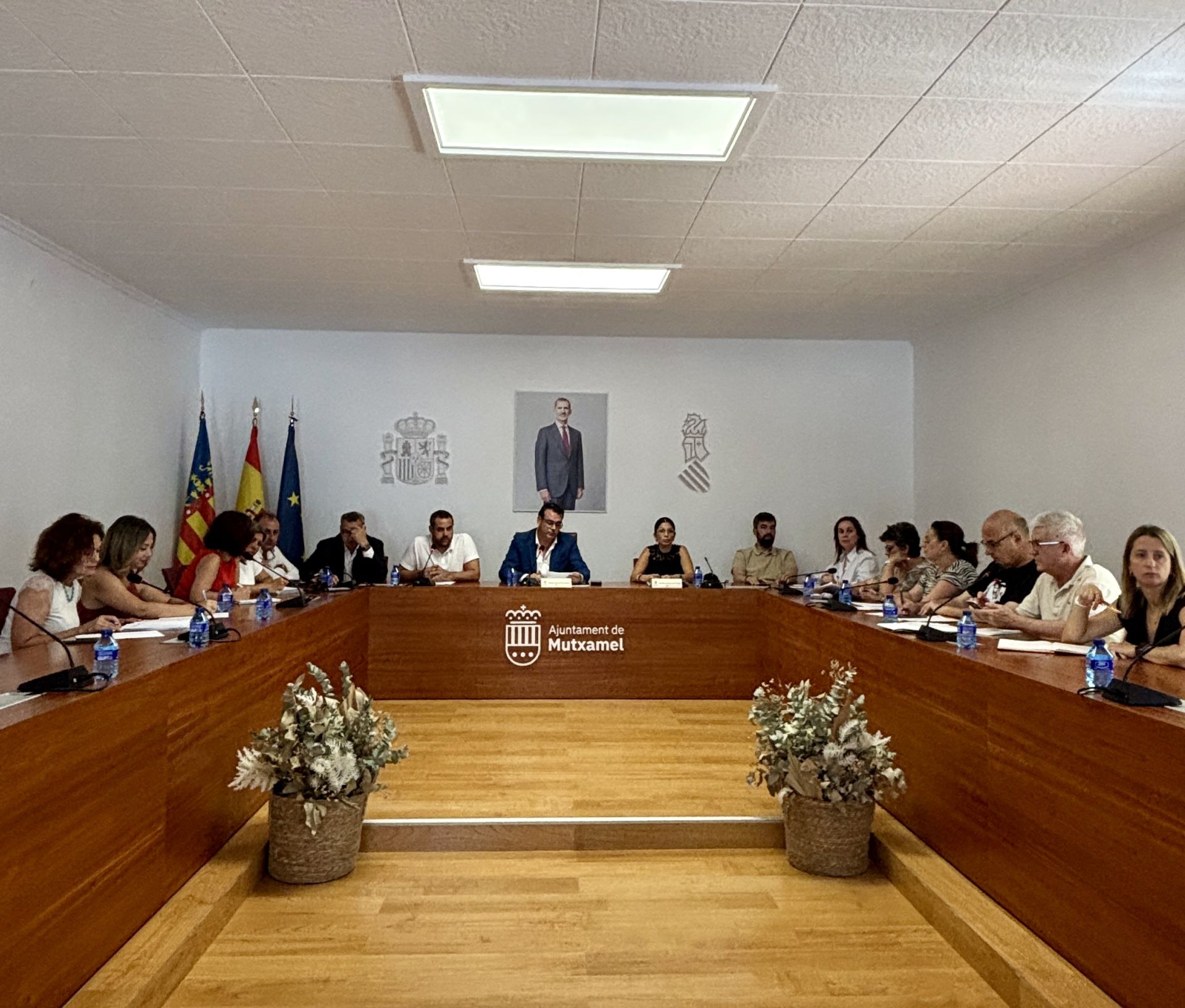 Session at the Mutxamel town hall.