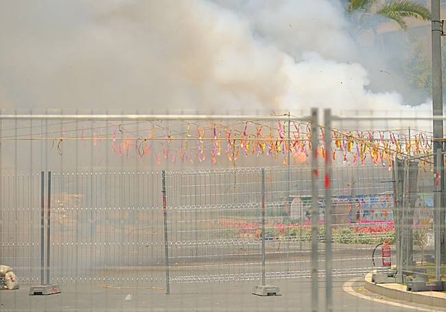 Mascletà de Crespo en Luceros.