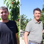 Dos de los premiados en la Noche de la Agricultura Alicantina.
