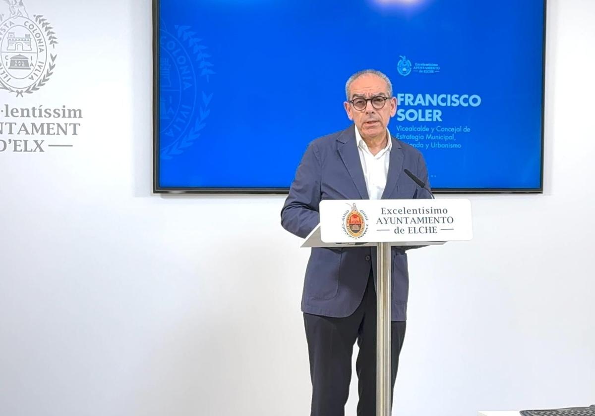 El concejal de Estrategia Municipal, Francisco Soler.