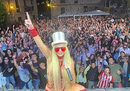 Leticia Sabater en un concierto.