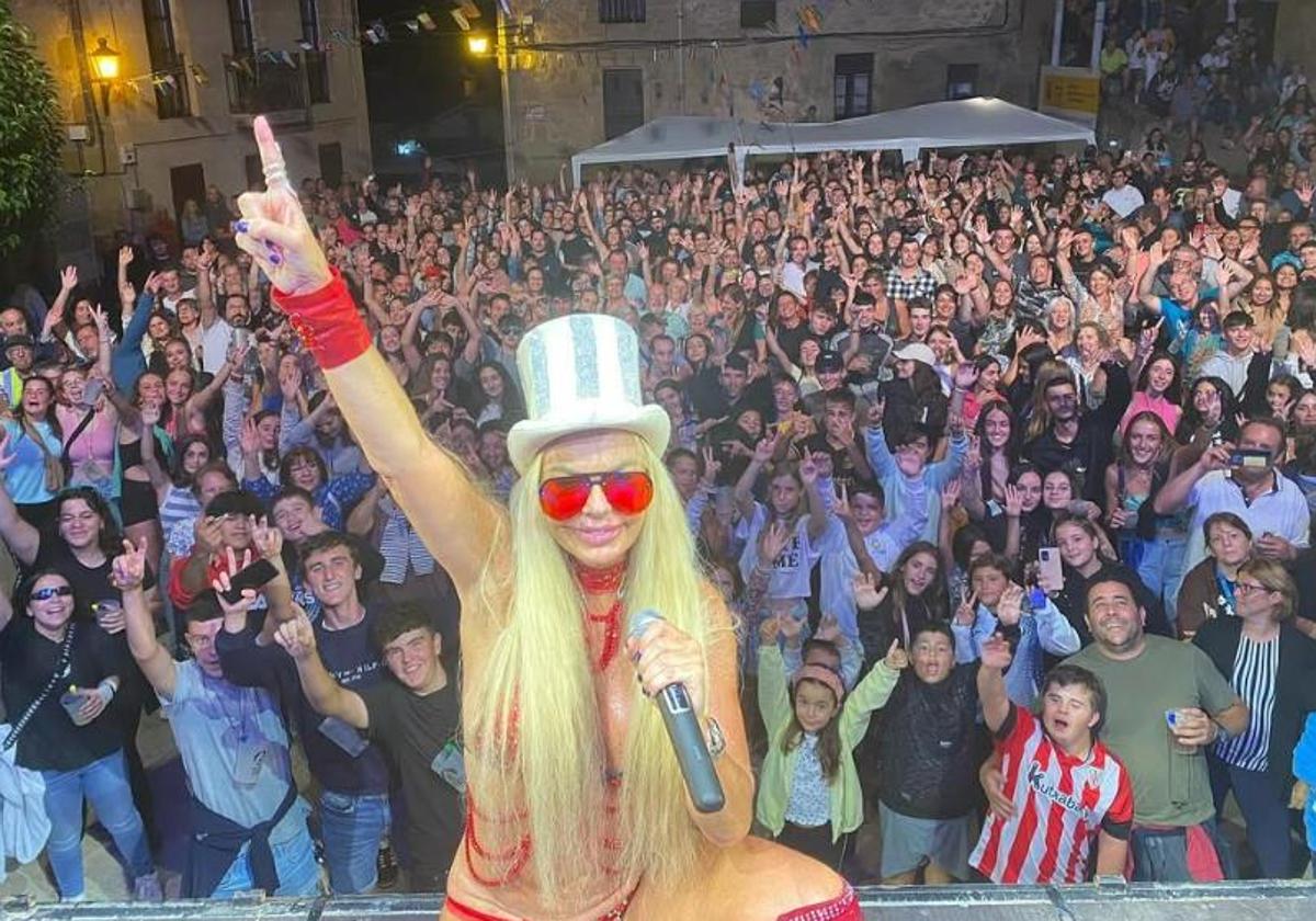 Leticia Sabater en un concierto.