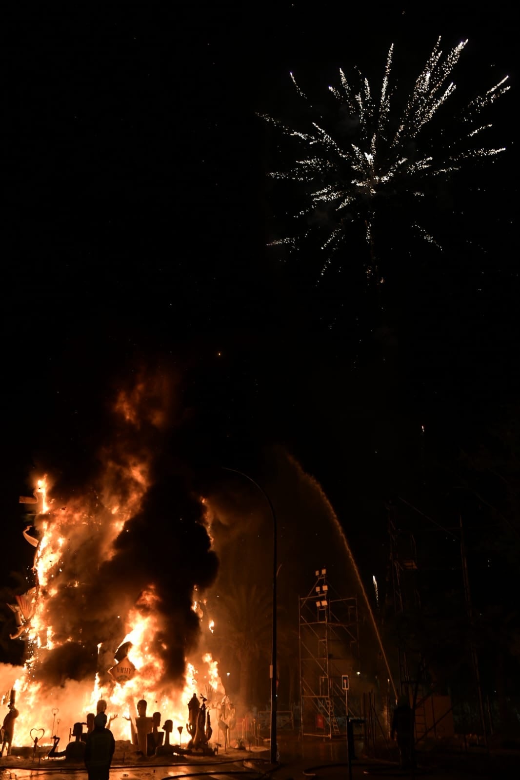 Cremà del primer premio de las Hogueras de Alicante: &#039;Vanity&#039; cae rendida al fuego del triunfo