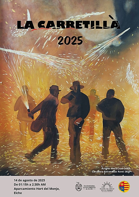 Cartel anunciador del acto festero de 'La Carretillà'.