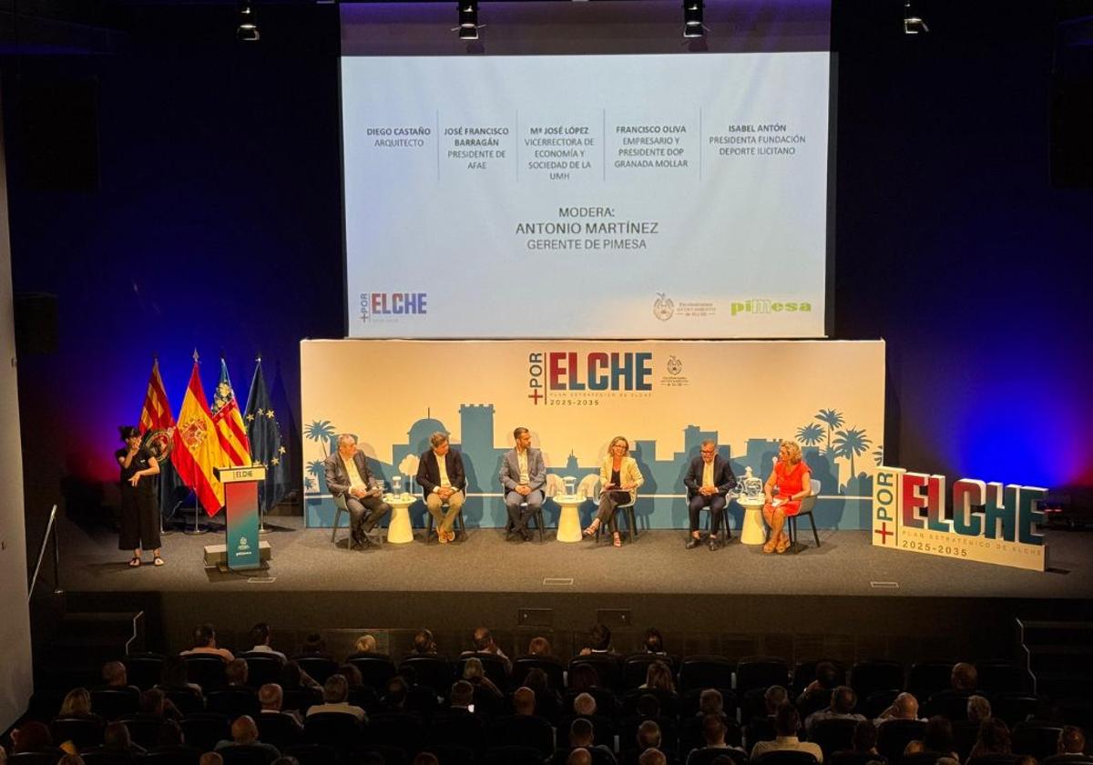 Jornada de presentación del Plan Estratégico de Elche 2025-2035.