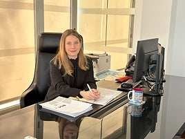 La concejal Rocío Gómez, en su despacho.