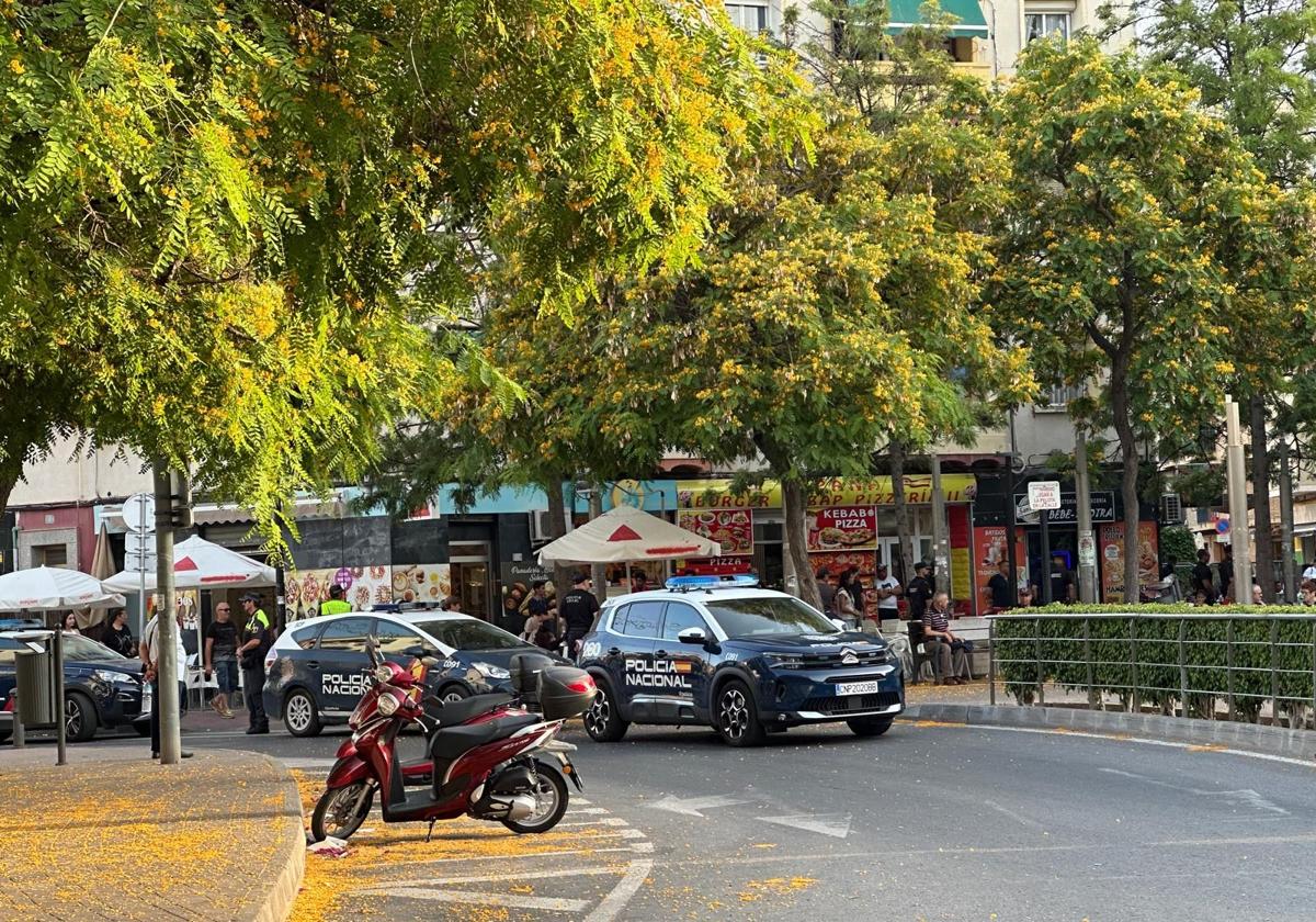 Surveillance operation in the El Pla neighbourhood.