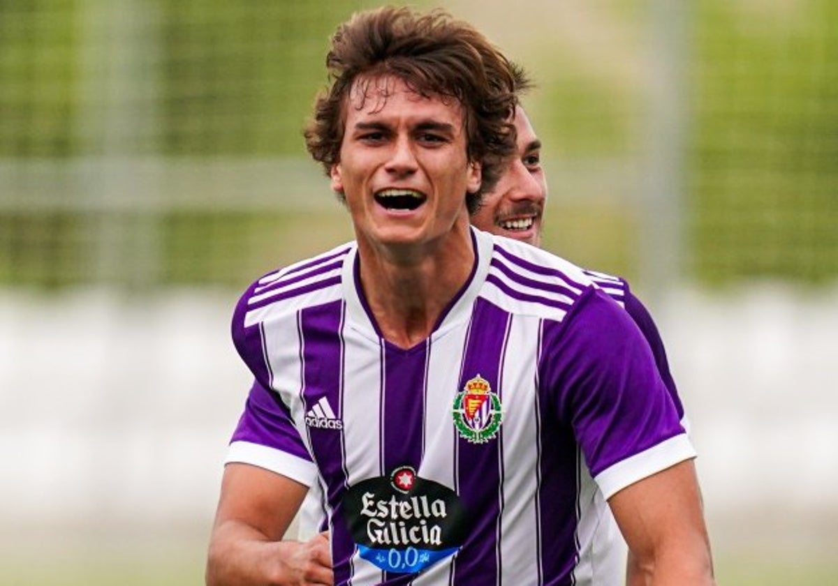 Slavy, during his time with the Valladolid team's reserves.
