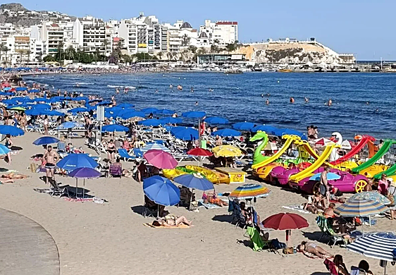 Playa de Benidorm.