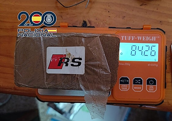 Imagen de la sustancia intervenida.