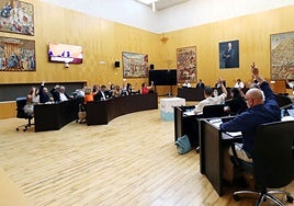 Imagen de la sesión plenaria celebrada hoy