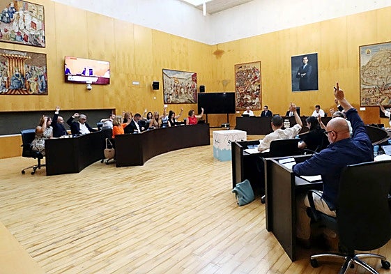 Imagen de la sesión plenaria celebrada hoy